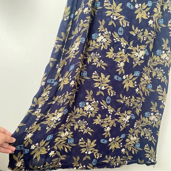 Sag Harbor Reversible Floral Maxi Dress Y2K Vintage Boho Summer Slip Dress- XL - Picture 9 of 10